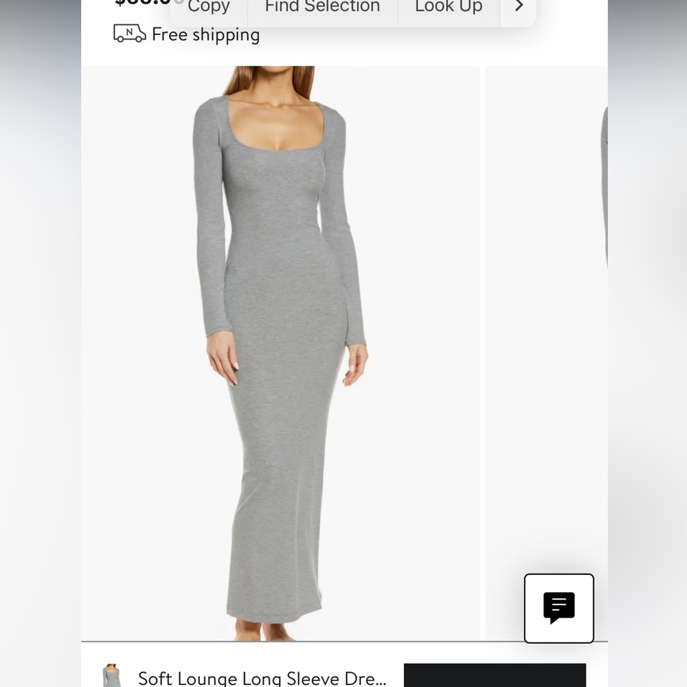 Soft Lounge Long Sleeve Dress
SKIMS NWOT